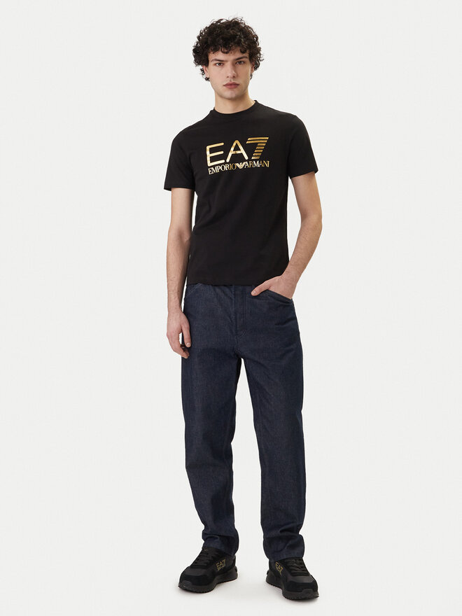 EA7 Emporio Armani EA7 Emporio Armani T-Shirt 7M001412 AF22264 MC004 Schwarz Regular Fit