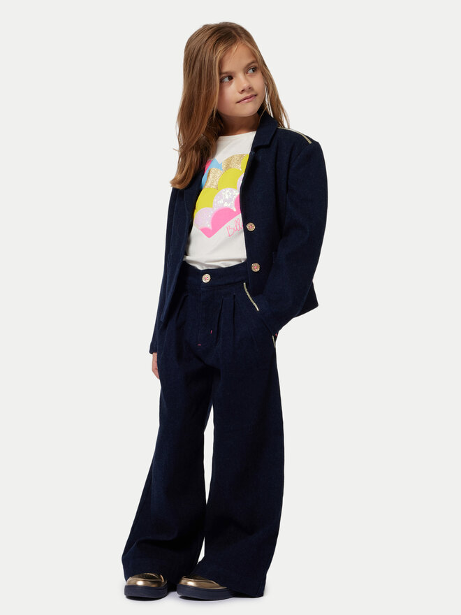 Billieblush Billieblush Camiseta U20482 Écru Regular Fit