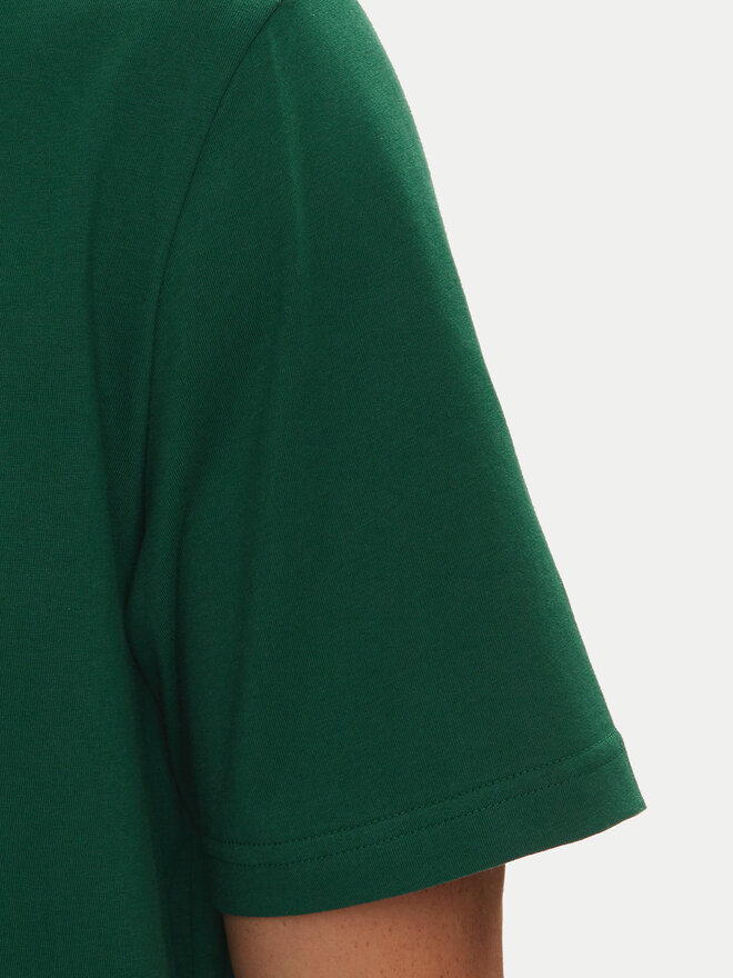 adidas adidas Marškinėliai Essentials Single Jersey Embroidered Small Logo IJ6111 Žalia Regular Fit