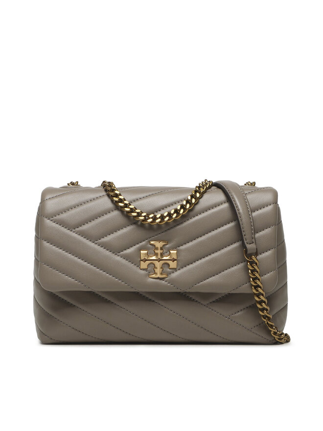 Handvaska Tory Burch Kira Chevron Small Convertible Shoulder Bag 90452 Gra eskor