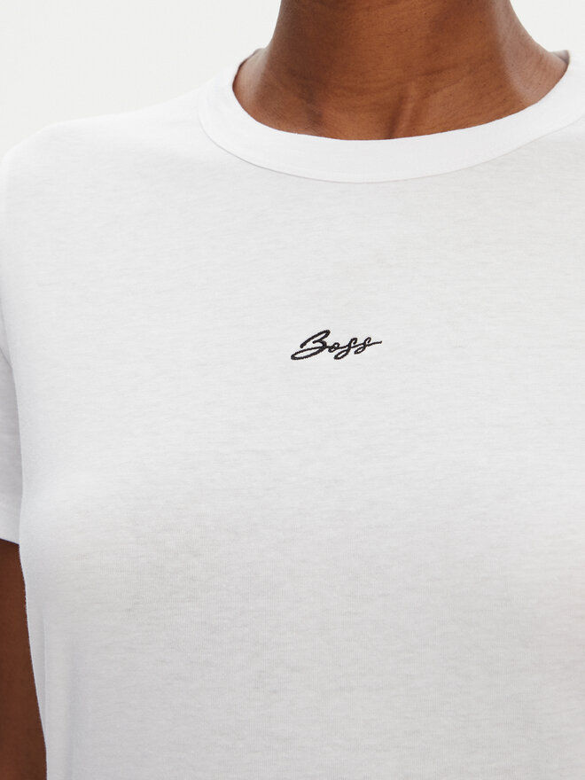 BOSS BOSS T-Shirt C_Elogo_5 50547547 Weiß Slim Fit