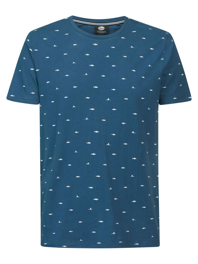 Petrol Industries Petrol Industries T-Shirt M-1030-TSR657 Blau Regular Fit