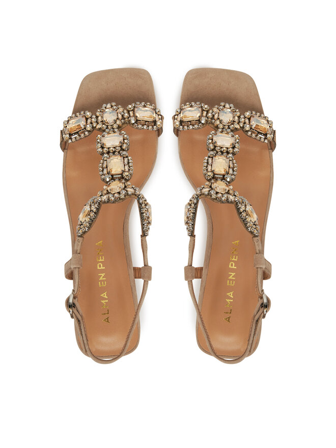 Alma En Pena Sandalen Alma En Pena V250950 Beige