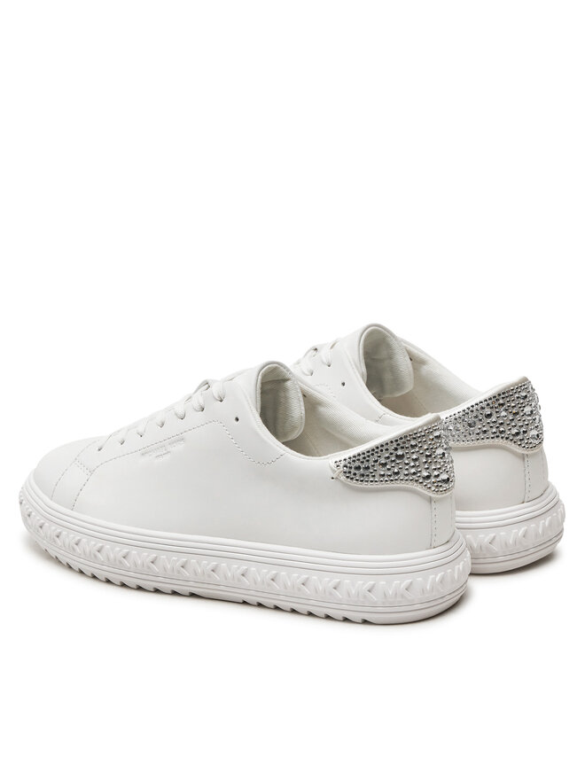 MICHAEL Michael Kors Снікерcи MICHAEL Michael Kors Grove Lace Up 43H3GVFS2L Білий