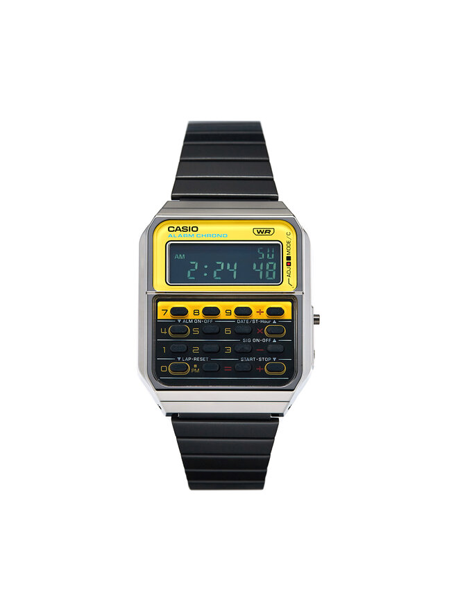 Casio Zegarek Casio Vintage Edgy CA-500WEGG-9BEF Czarny