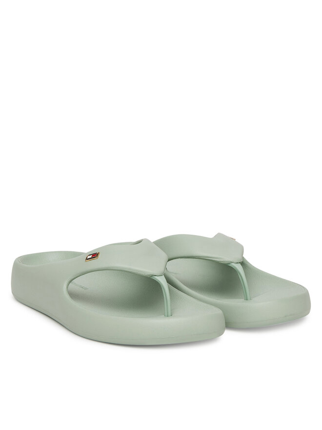 Tommy Hilfiger Flip-flops Tommy Hilfiger Th Comfort Beach Sandal FW0FW08522 Türkizkék