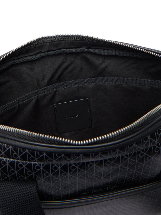 Calvin Klein Laptoptasche Calvin Klein Emblem Aop Coated Commuter/Lapto LV04D3625G Schwarz