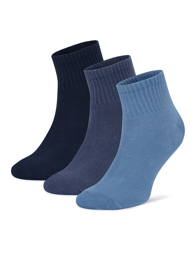 Sprandi Комплект 3 чифта къси чорапи унисекс Sprandi 0UB-004-AW24 (3-PACK) Син