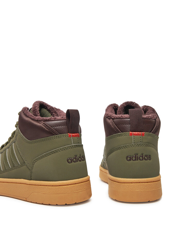 adidas Αθλητικά adidas Rapid Court Mid Winterized JR2813 Πράσινο