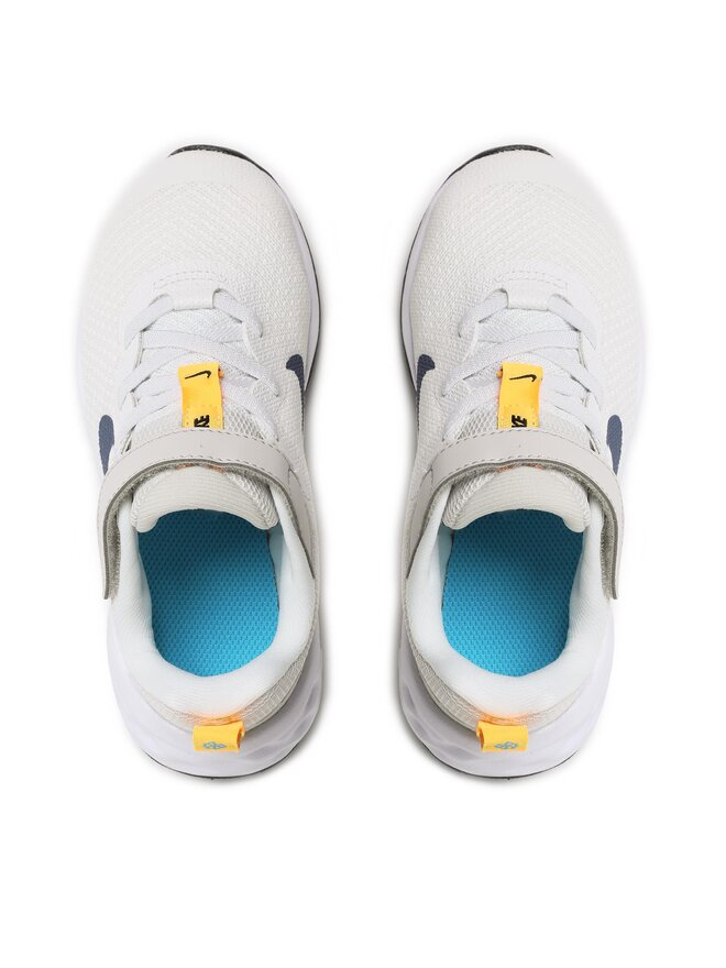 Nike Маратонки за бягане Nike Revolution 6 Nn (PSV) DD1095 100 Екрю