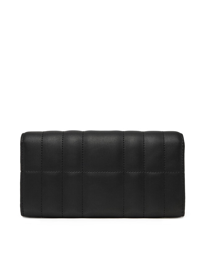 Tommy Hilfiger Nagy női pénztárca Tommy Hilfiger Feminine Lrg Flap AW0AW17475 Fekete
