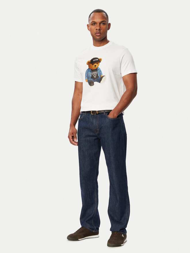 Guess Guess T-Shirt M6BI64 K6573 Weiß Regular Fit