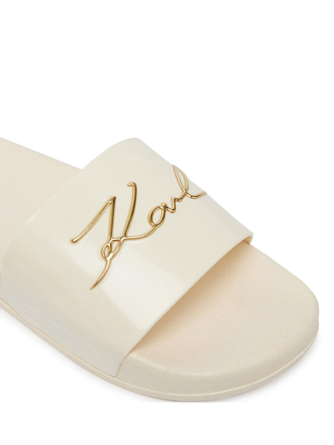 KARL LAGERFELD Pantoletten KARL LAGERFELD Z31174 S Weiß