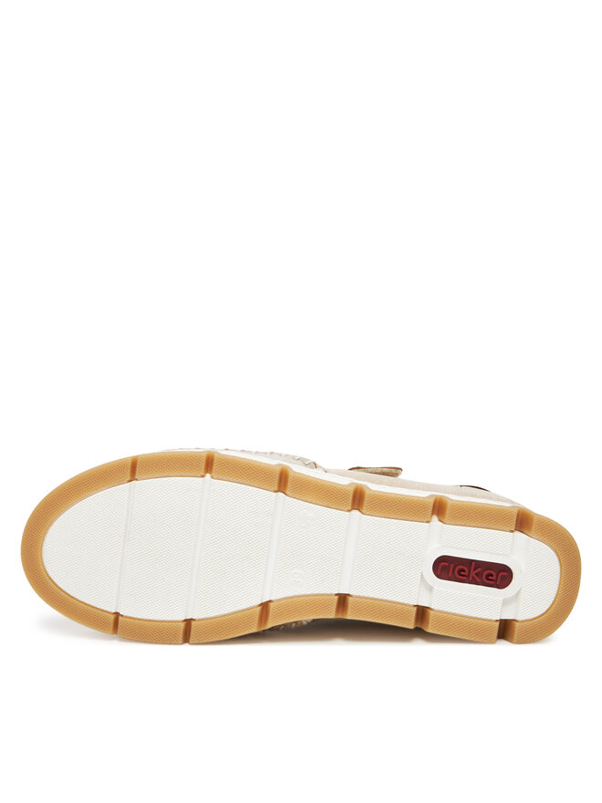 Rieker Półbuty Rieker 49958-61 Beżowy
