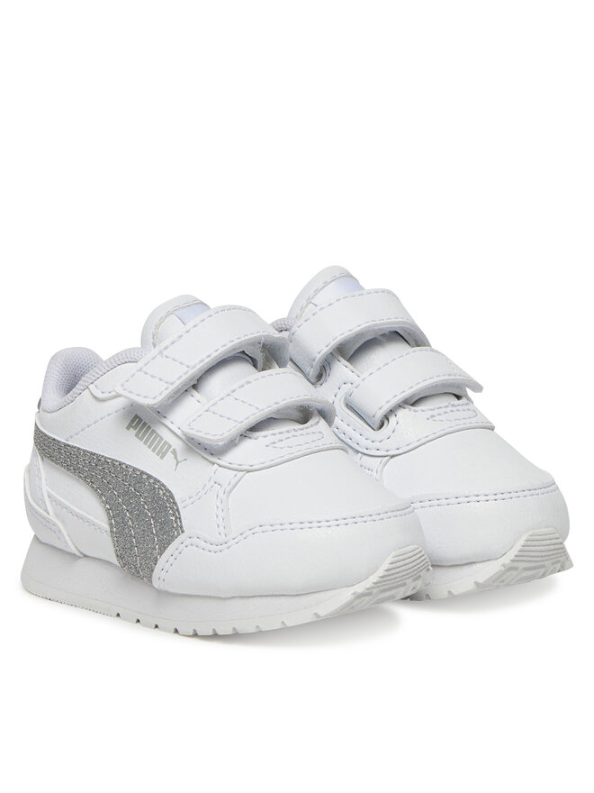 Puma Сникърси Puma St Runner V4 Sl Glitter V Inf 401592 01 Бял