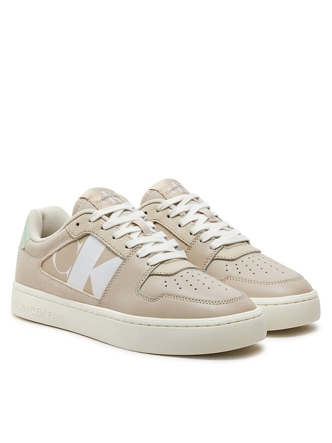 Calvin Klein Jeans Laisvalaikio batai Calvin Klein Jeans Classic Cupsole Low Nbs YW0YW01520 Écru