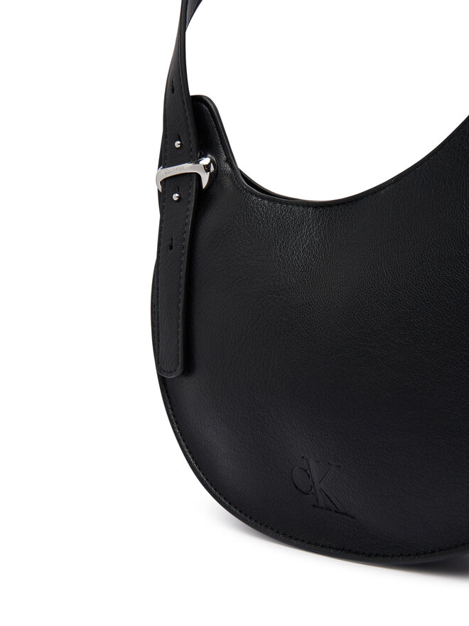 Calvin Klein Handtasche Calvin Klein Asym Buckle Shoulder Bag LV04F3872G Schwarz