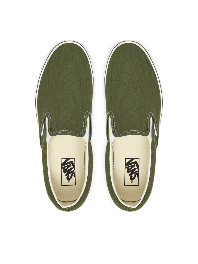 Vans Sneakers aus Stoff Vans Classic Slip-On VN000Z7AGRK1 Grün