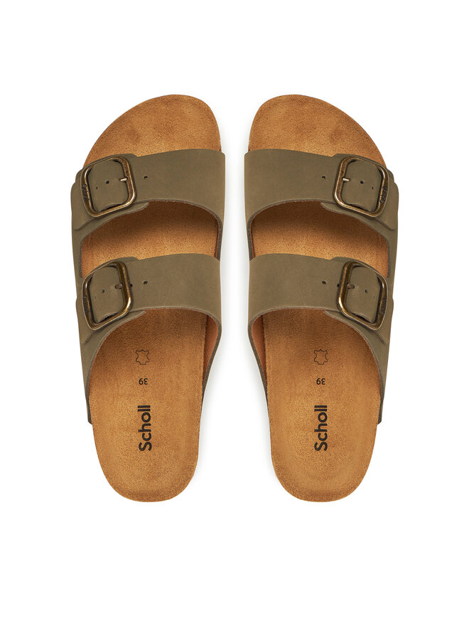 Scholl Παντόφλες Scholl Josephine F32174 Χακί