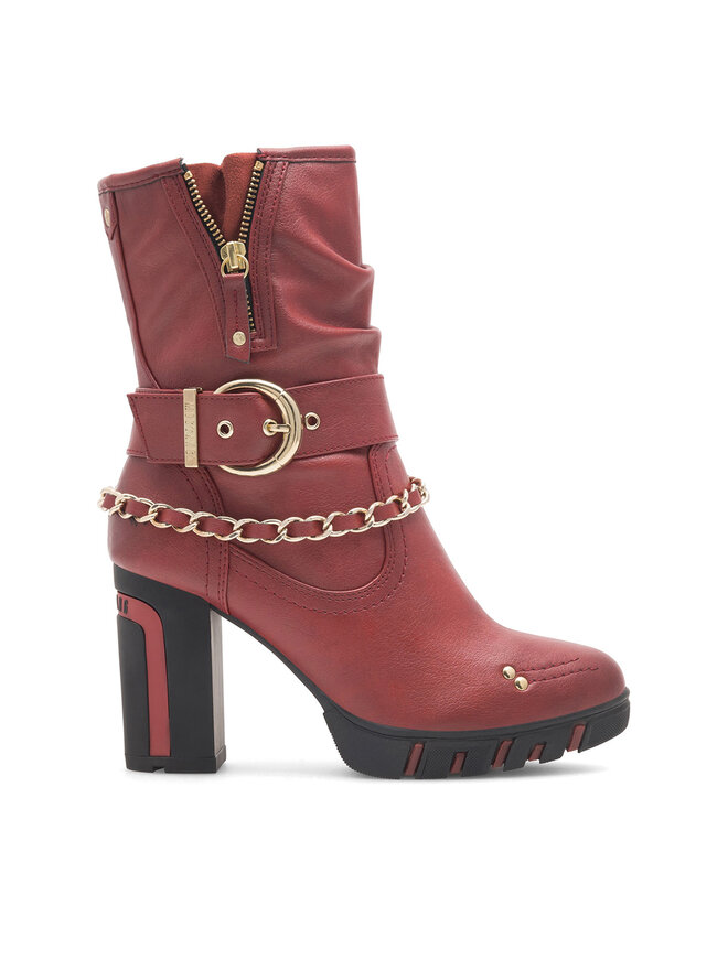 Bottines Mustang 1363 505 Rouge chaussures
