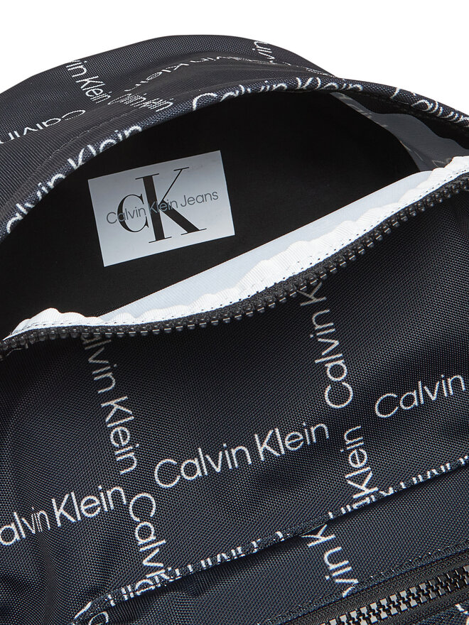 Calvin Klein Jeans Σακίδιο Calvin Klein Jeans City Grid Aop IU0IU00711 Μαύρο