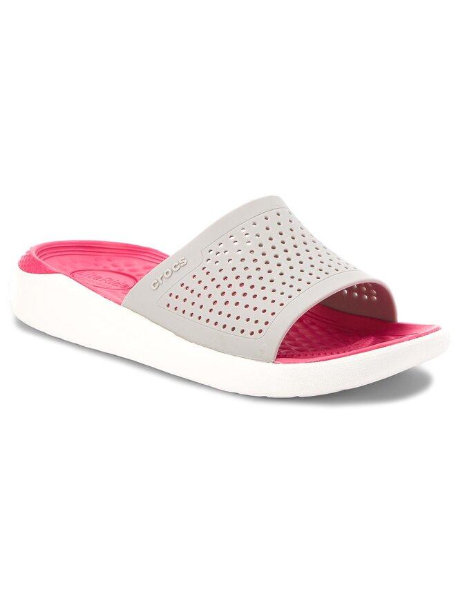 Crocs Pantoletten Crocs Literide Slide 205183 Grau