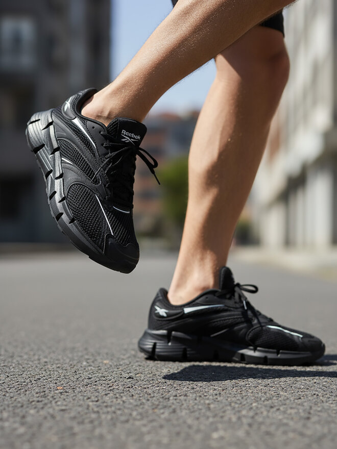 ココ Взуття для бігу Reebok EO-ZIG HYPNOTICA 100229490 Чорний
