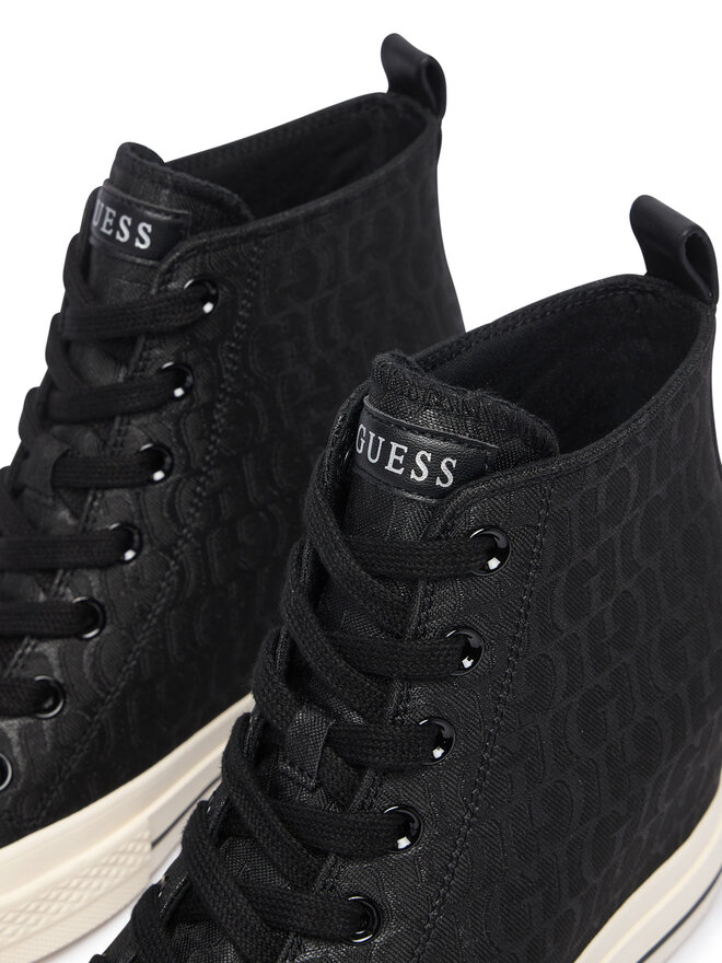 Guess Sneakers aus Stoff Guess FLTSUN FAL12 Schwarz