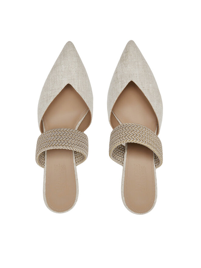 MALONE SOULIERS Klapki MALONE SOULIERS Maisie 45-154 Beżowy