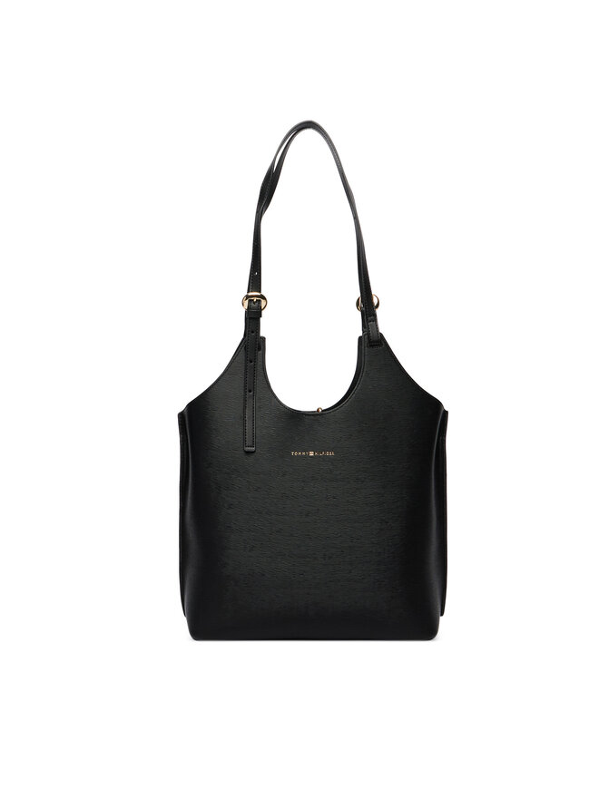 Tommy Hilfiger Handtasche Tommy Hilfiger Th Modern Tote AW0AW18618 Schwarz