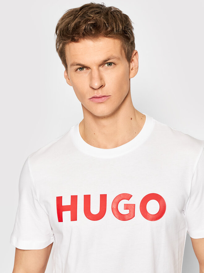 HUGO HUGO Camiseta Dulivio 50467556 Blanco Regular Fit