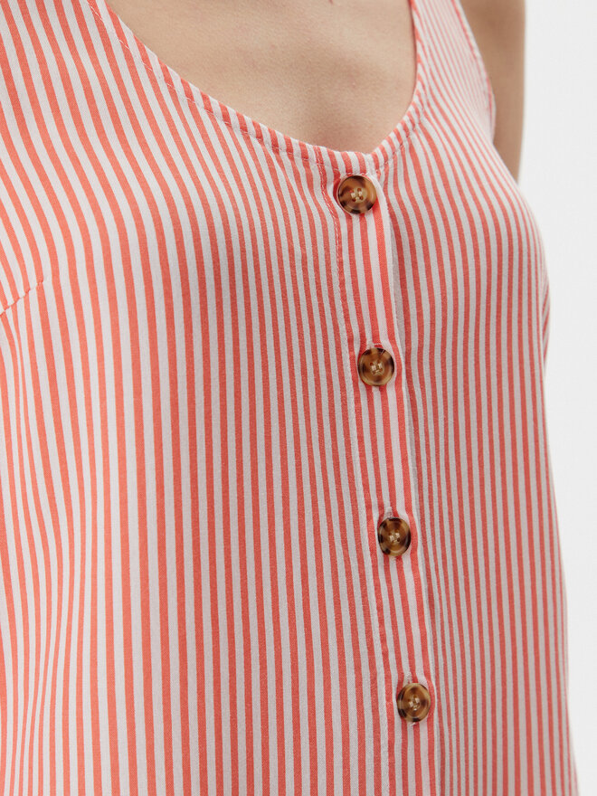 Vero Moda Vero Moda Top Bumpy 10325830 Crvena Standard Fit