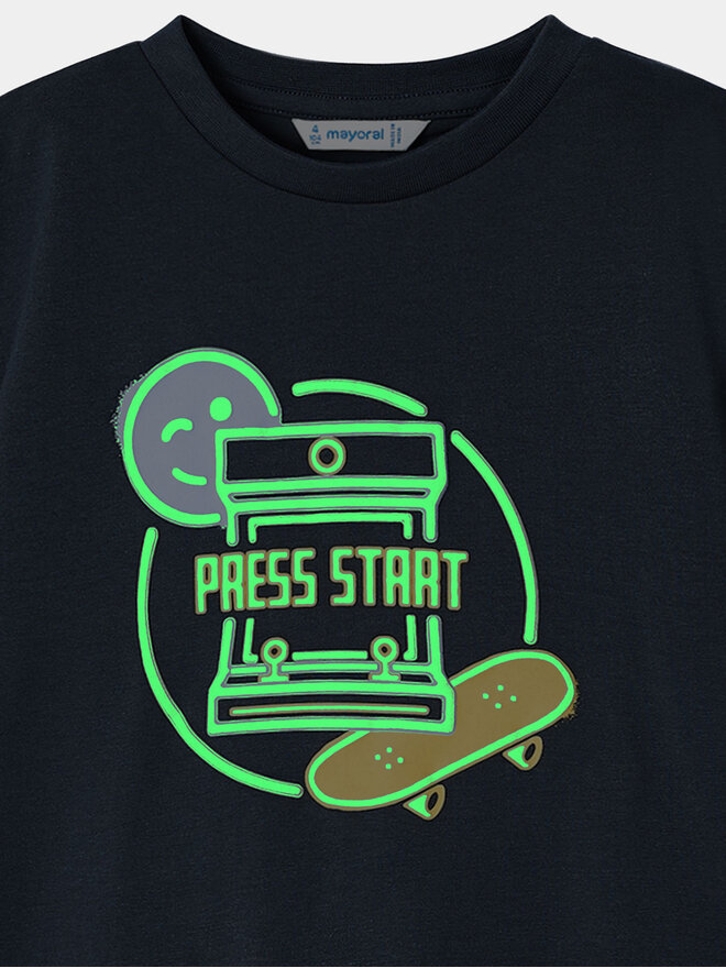 Mayoral Mayoral T-Shirt 3012 Dunkelblau Regular Fit