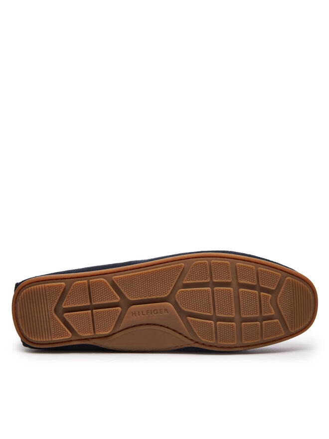 Tommy Hilfiger Mokaszin Tommy Hilfiger Casual Hilfiger Suede Driver FM0FM04998 Sötétkék