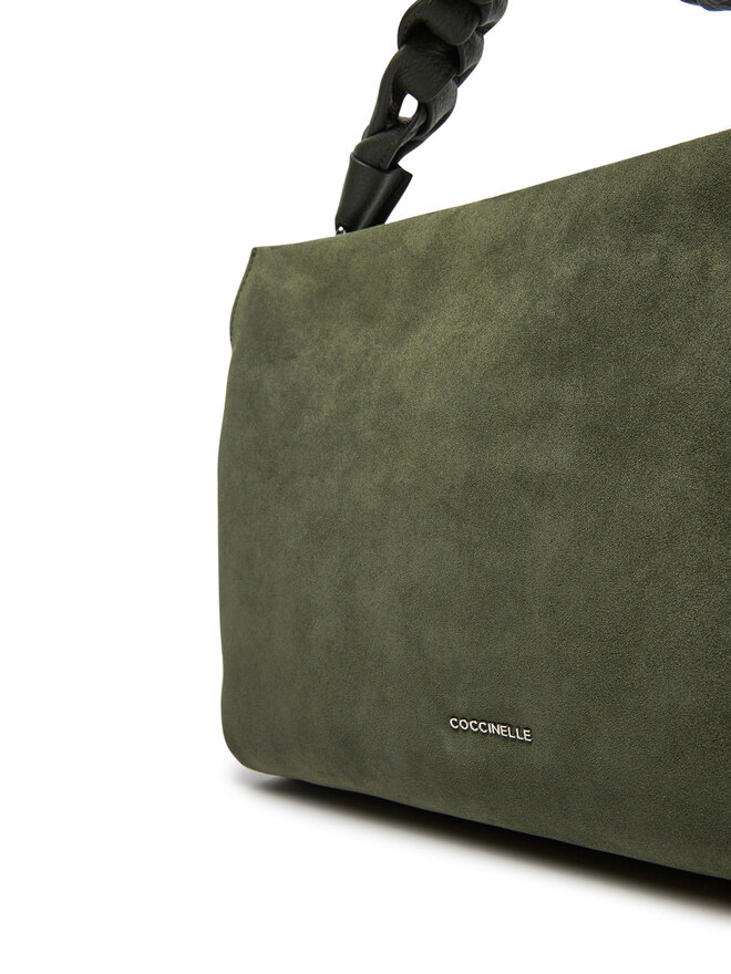 Coccinelle Torebka Coccinelle P6P Boheme Suede Bimaterial E1 P6P 19 02 01 Zielony