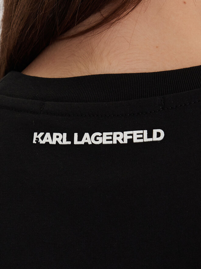 KARL LAGERFELD KARL LAGERFELD T-Shirt A1W17129 Schwarz Regular Fit