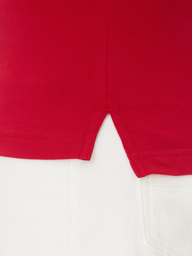 Tommy Hilfiger Tommy Hilfiger Polo Chest Insert MW0MW38130 Rojo Regular Fit