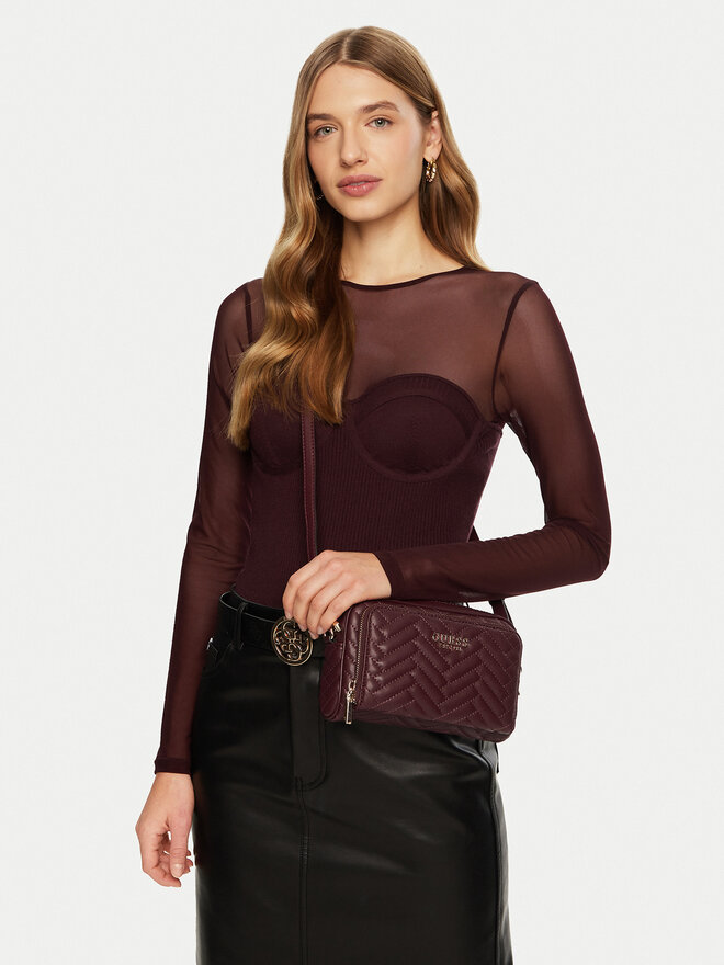 Guess Handtasche Guess HWQG95 08140 Dunkelrot