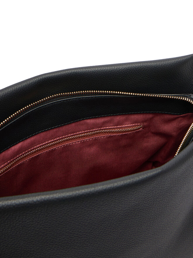 Coccinelle Handtasche Coccinelle M250 Boheme Grana Double E1 M50 19 02 01 Schwarz