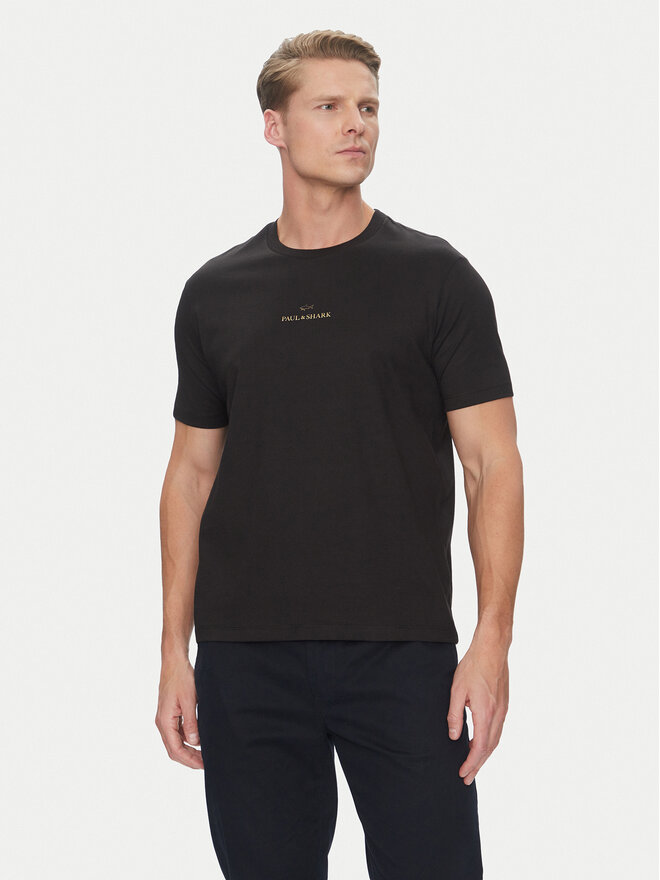 Paul&Shark Paul&Shark T-Shirt C0P1240 Μαύρο Regular Fit