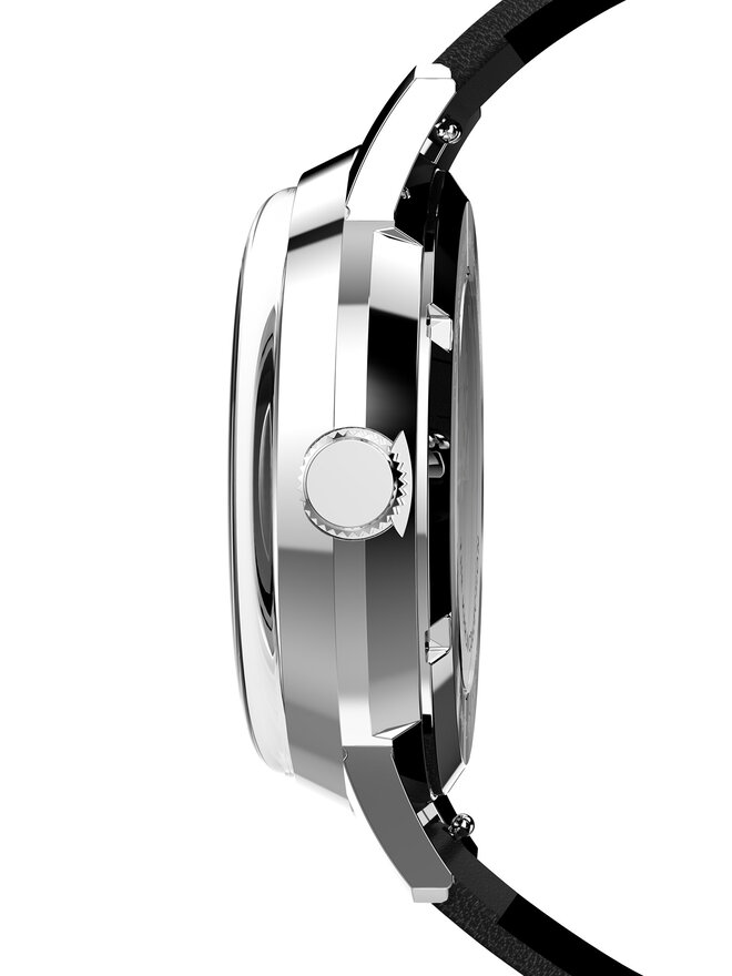 Timex Zegarek Timex Marlin® Automatic TW2W93100 Srebrny