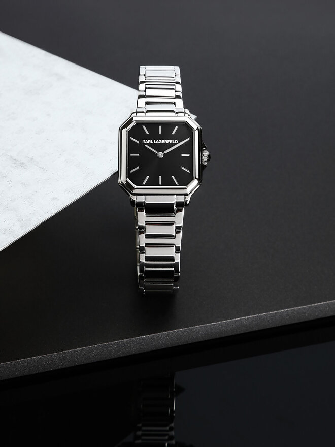 KARL LAGERFELD Ρολόι KARL LAGERFELD R0553102507 Ασημί