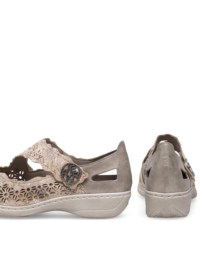 Rieker Halbschuhe Rieker 413G4-90 Goldfarben