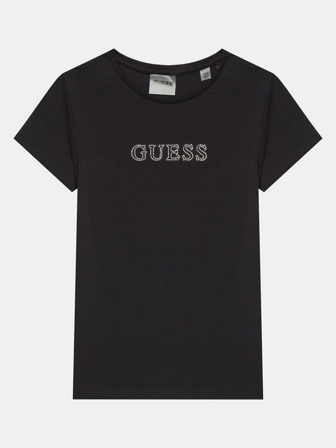 Guess Guess T-Shirt J4RI49 J1314 Μαύρο Regular Fit