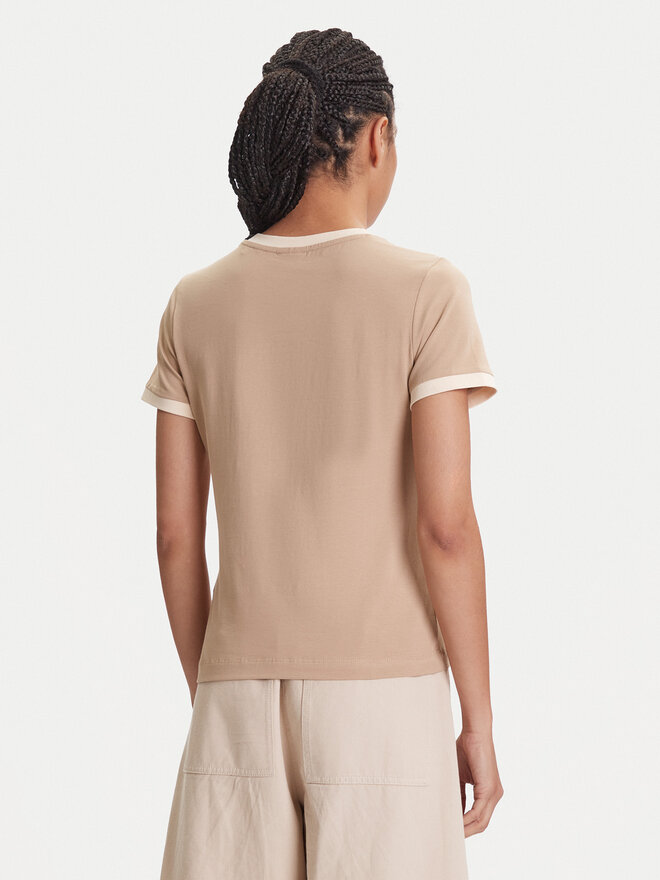 Guess Guess T-Shirt V5YI01 J1314 Beige Regular Fit