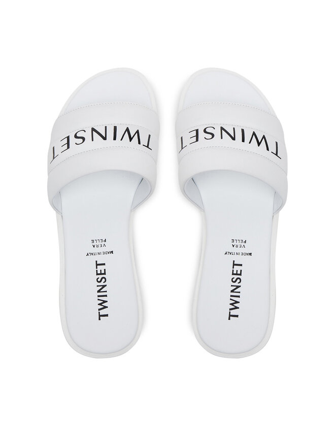 TWINSET Natikači TWINSET 251GCJ040 Bela