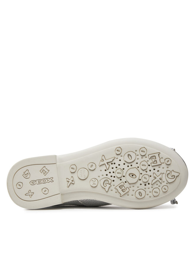Geox Baleriny Geox Jr Plie' J4555D 00044 C1007 M Srebrny