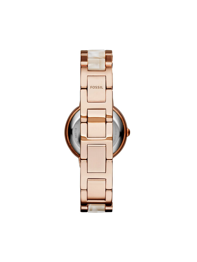 Fossil Годинник Fossil Virginia ES3716 Золотий