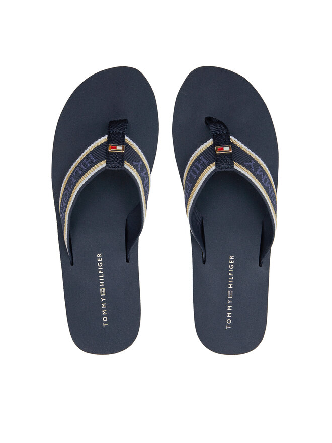 Infradito Tommy Hilfiger Im Platform Beach Sandal FW0FW08236 Blu scuro escarpe