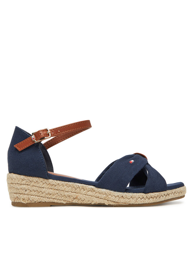 Tommy Hilfiger Espadryle Tommy Hilfiger T3A7-33801-0048 S Granatowy